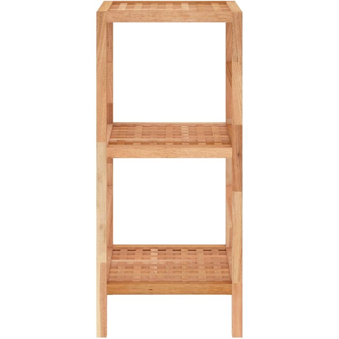 Estante de ba?o madera maciza nogal 35,5x35,5x79 cm – comfortxl