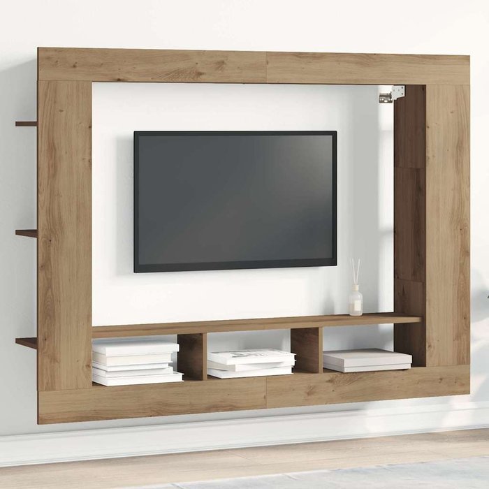 Gabinete de tv roble artisan 152 x 22 x 113 cm
