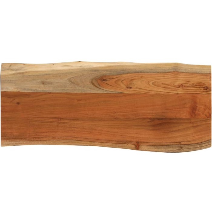 Tablero rectangular de madera maciza de acacia de 80x40x3,8 cm.
