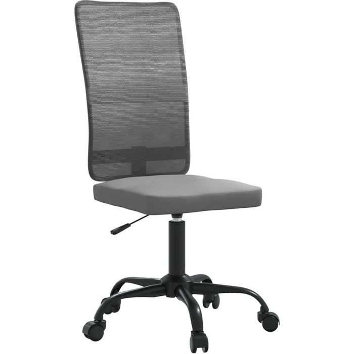 Silla de oficina regulable en altura tela de malla gris - comfortxl