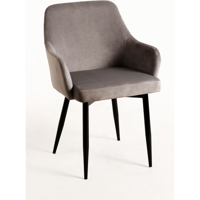 Regalos miguel - sillas comedor - silla puan terciopelo - gris oscuro