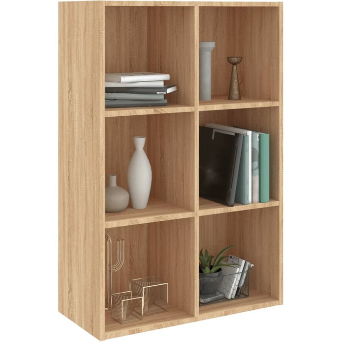 Estantería/aparador madera ingeniería roble sonoma 66x30x98 cm – comfortxl