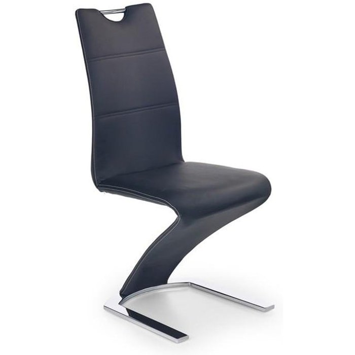 Silla de diseño en u negra esty - negro