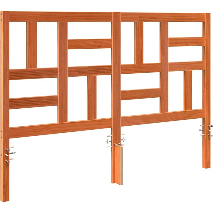 Cabecero cama - mueble cabecero con cabecero marrón cera 145,5 x 4 x 104 cm