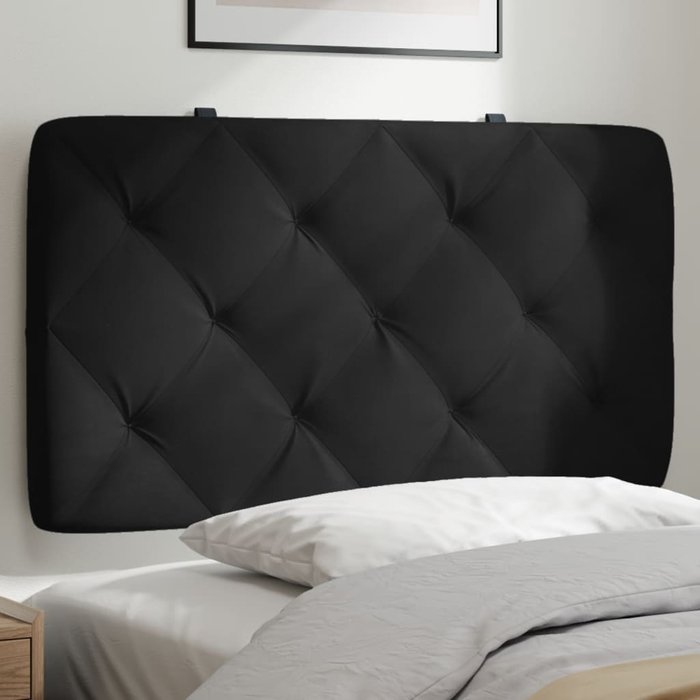 Maison exclusive - cabecero de cama acolchado terciopelo negro 80 cm