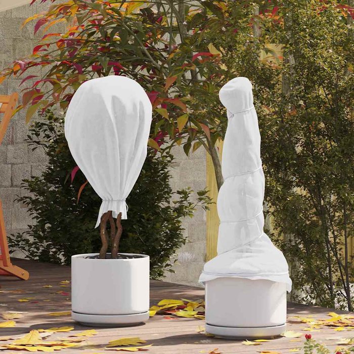 Forro de protección contra heladas para plantas 100 x 1,6 m vidaxl