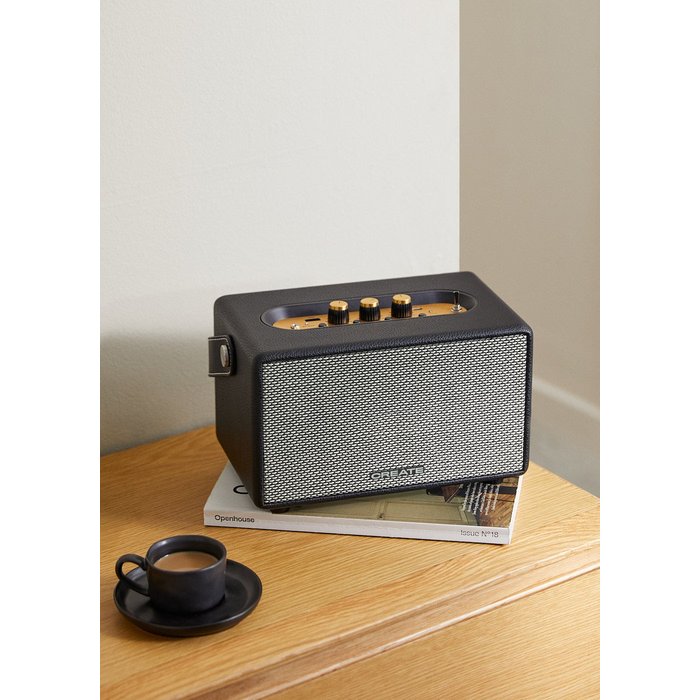 Create - speaker retro - altavoz portátil con bluetooth, usb y aux