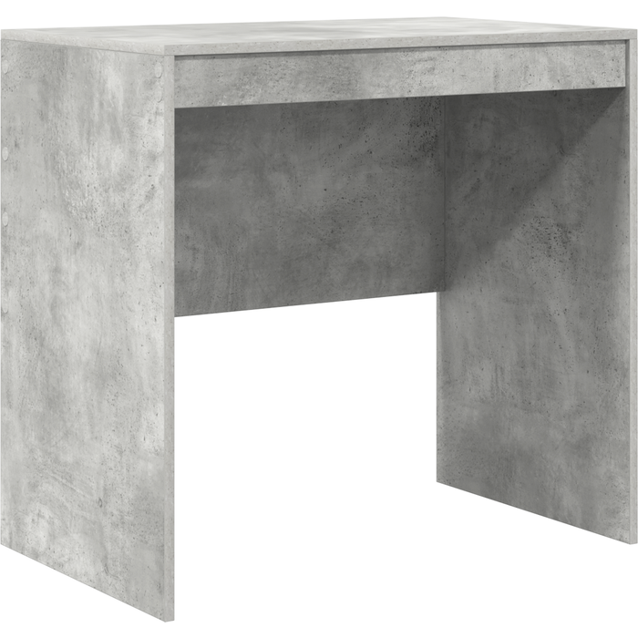 Escritorio de concreto gris 80x50x76 cm de madera contrachapada cfw52410