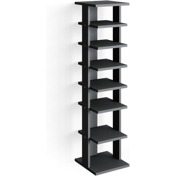 Vicco armario para zapatos sara, antracita, 26.7 x 110 cm