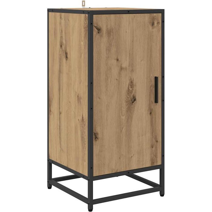 Vitrina | aparador roble artisan 35 x 35.5 x 76 cm madera contrachapada