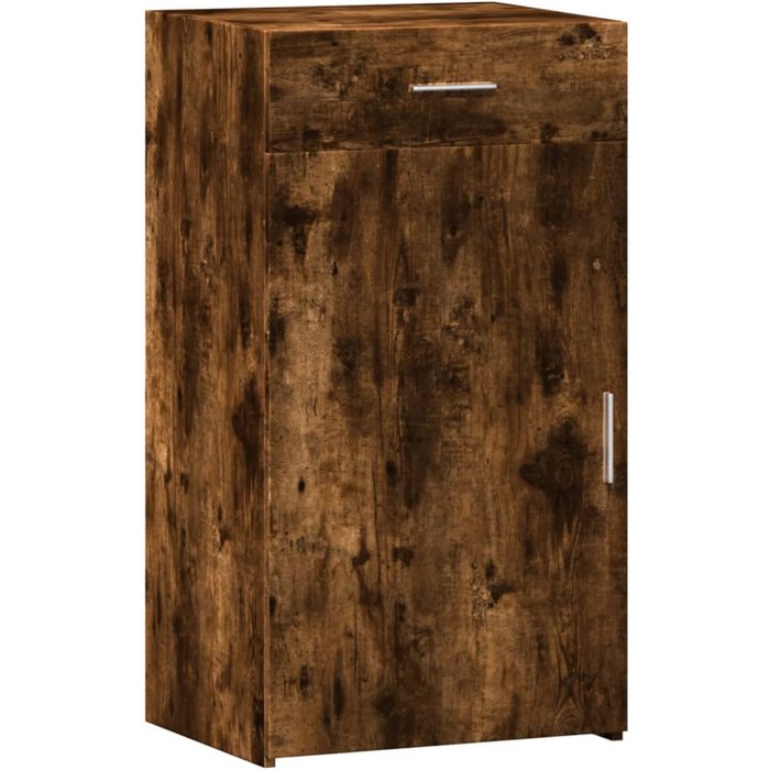 Aparador de madera de ingeniería roble ahumado 50x42,5x93 cm - comfortxl