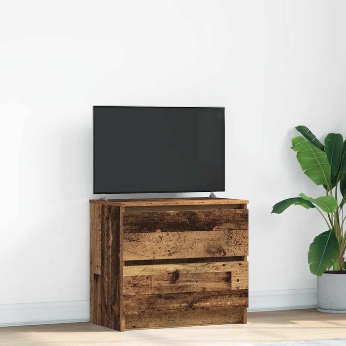 Mueble de tv madera vieja 60x35x54 cm madera contrachapada
