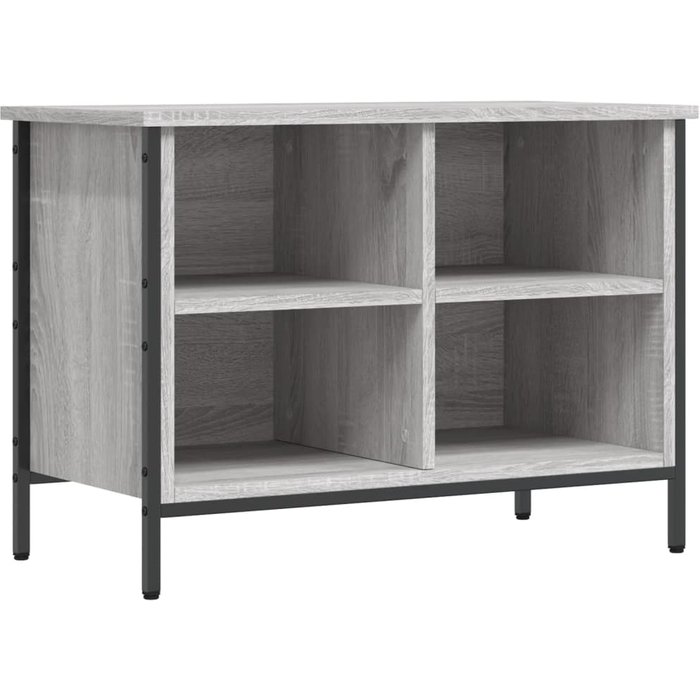 Zapatero madera de ingeniería gris sonoma 69x35x50 cm - comfortxl