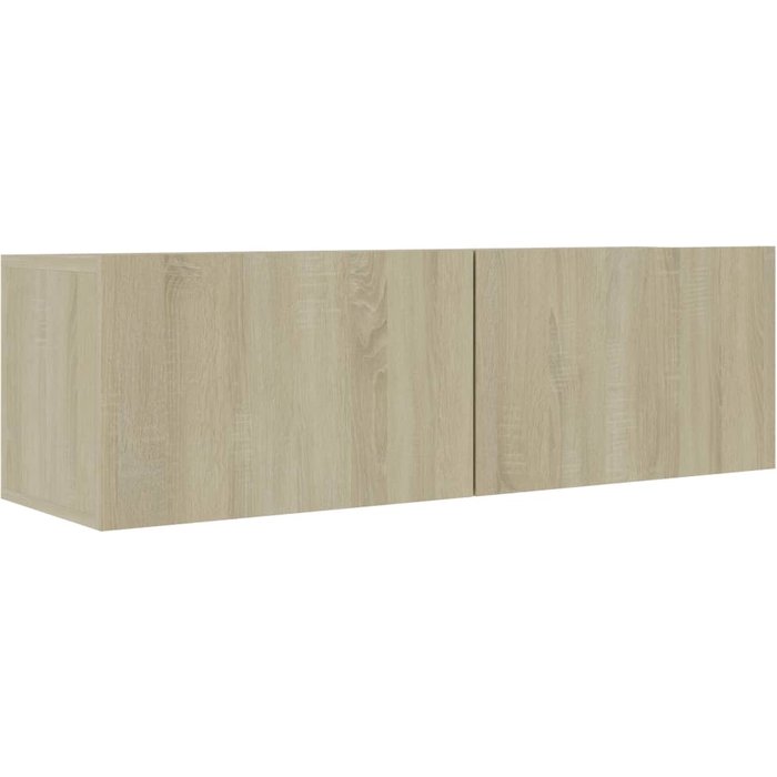 Mueble tv roble sonoma 100x30x30 cm aglomerado