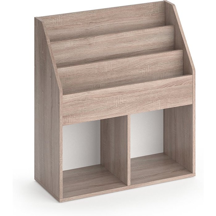 Vicco librería luigi, sonoma, 72 x 79 cm con 2 cajas plegables