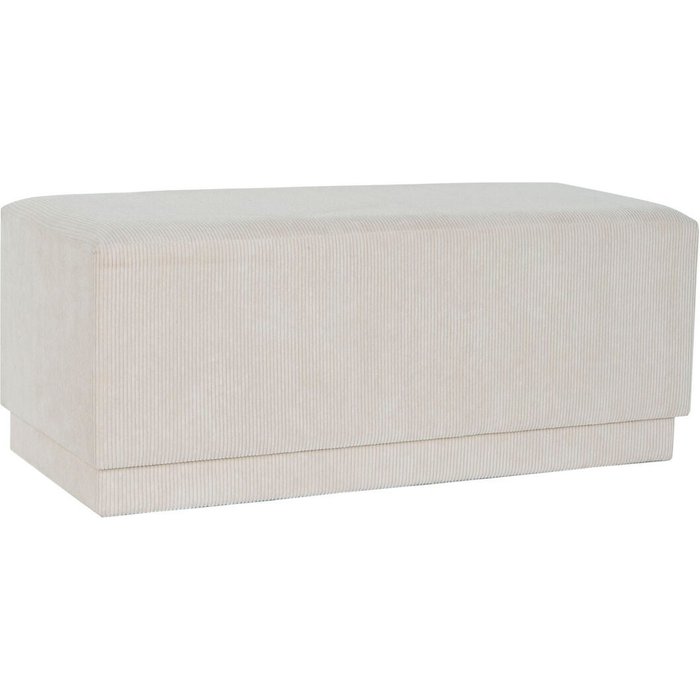 Banqueta dkd home decor beige madera mdf 100 x 40 x 40 cm