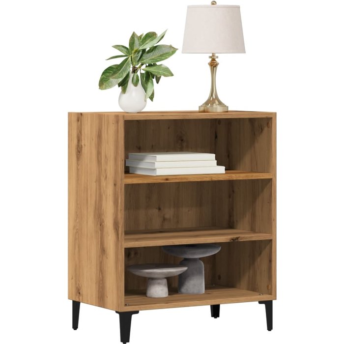 Aparador artesanal de roble 57x35x75 cm madera contrachapada