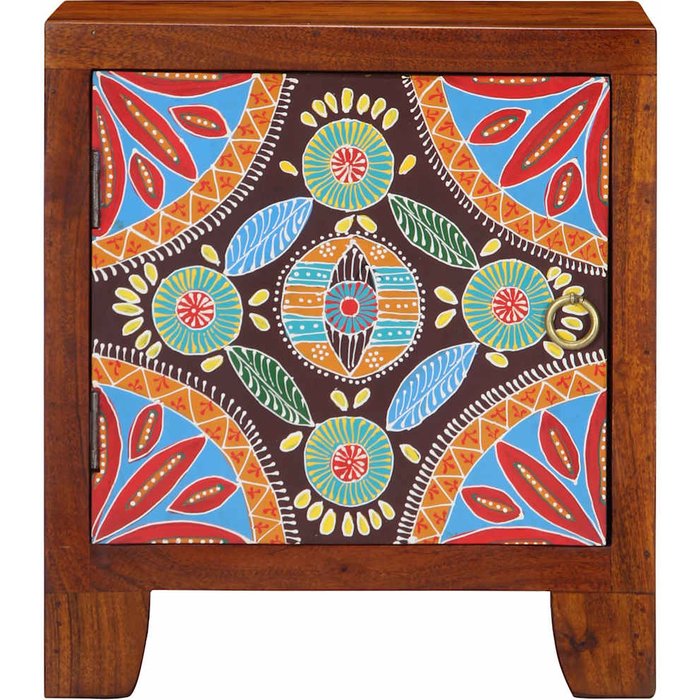 Mesita de noche 40x30x45 cm madera maciza de acacia - comfortxl