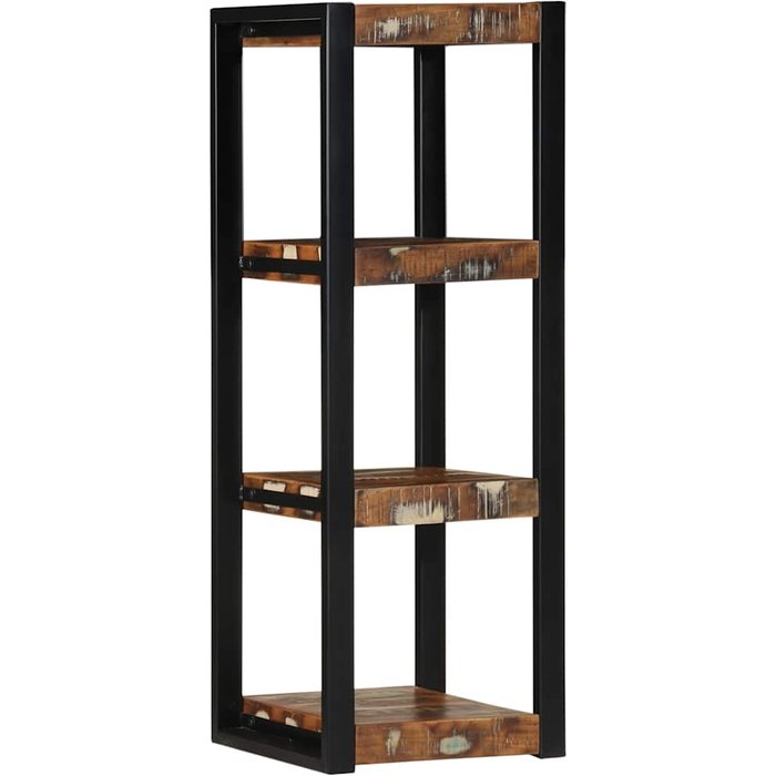 Estantería pared multicolor 35x35x100cm madera maciza reciclada vidaxl