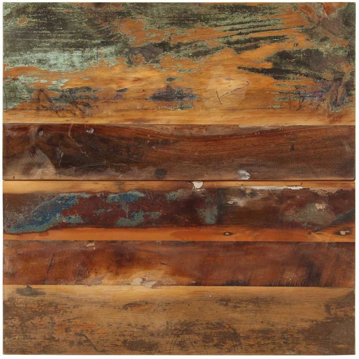 Tablero cuadrado de 60x60 cm, 15-16 mm, madera reciclada.