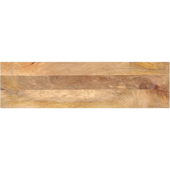 Tablero rectangular de madera maciza de mango de 110x30x3,8 cm.
