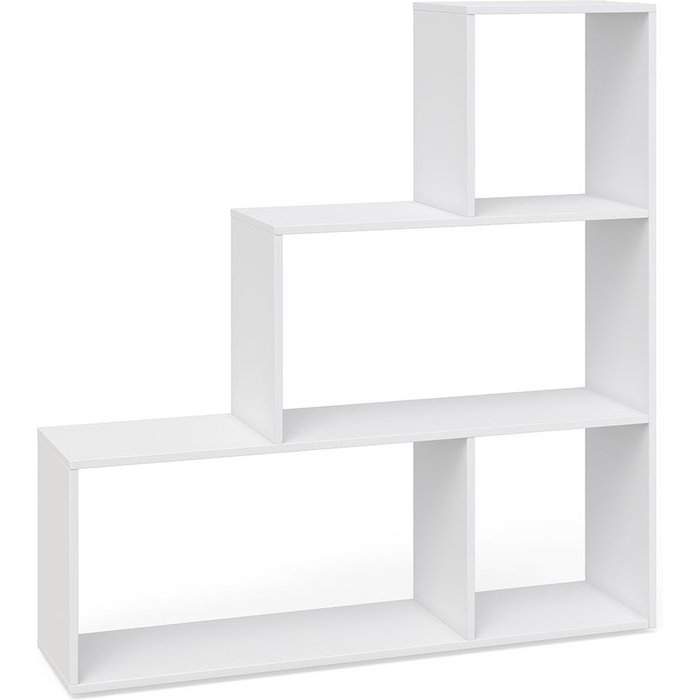Vicco estantería escalonada , blanco, 116.8 x 123.2 cm
