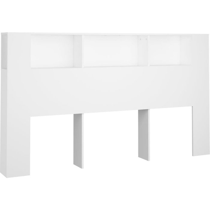 Mueble cabecero blanco 180x18,5x104,5 cm - comfortxl