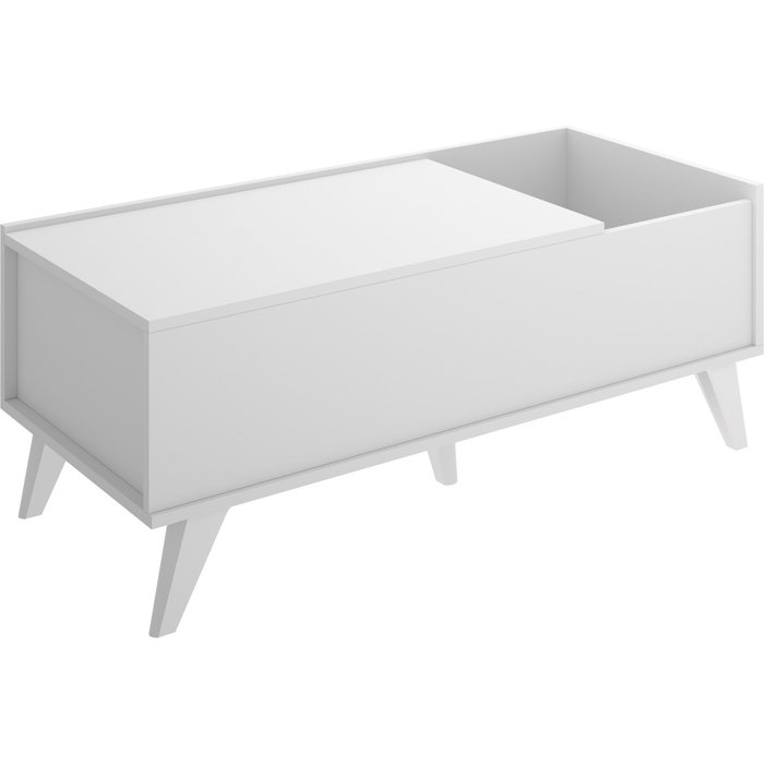 Mesa centro elevable lombardi blanco 41x99x60 cm | mesa centro moderna