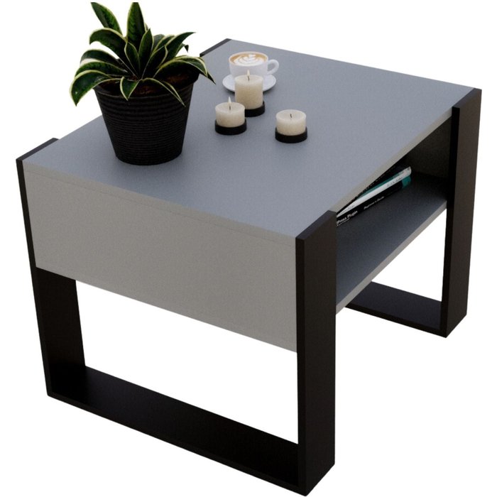Table basse karo65 moderne et stable pour le salon en matériaux composites