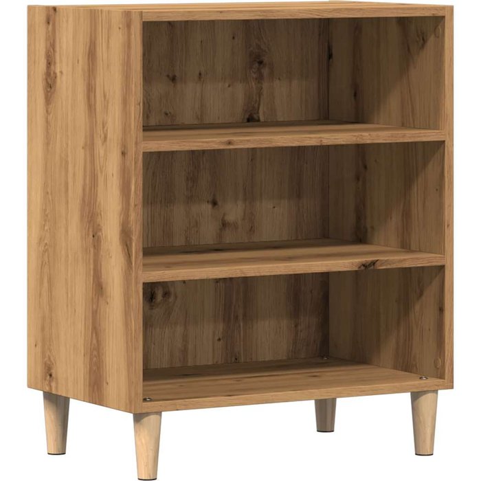 Aparador de madera de ingeniería roble artisan 57x35x75 cm - comfortxl