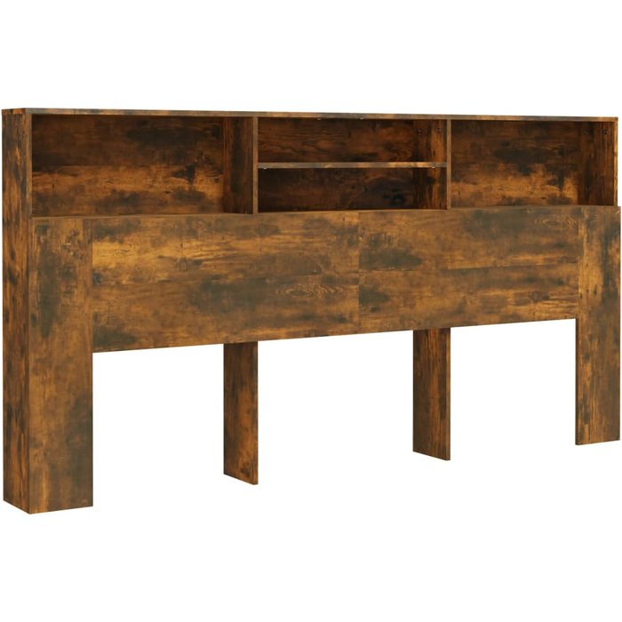 Cabecero cama mueble cabecero - roble ahumado 200x19x103,5 cm