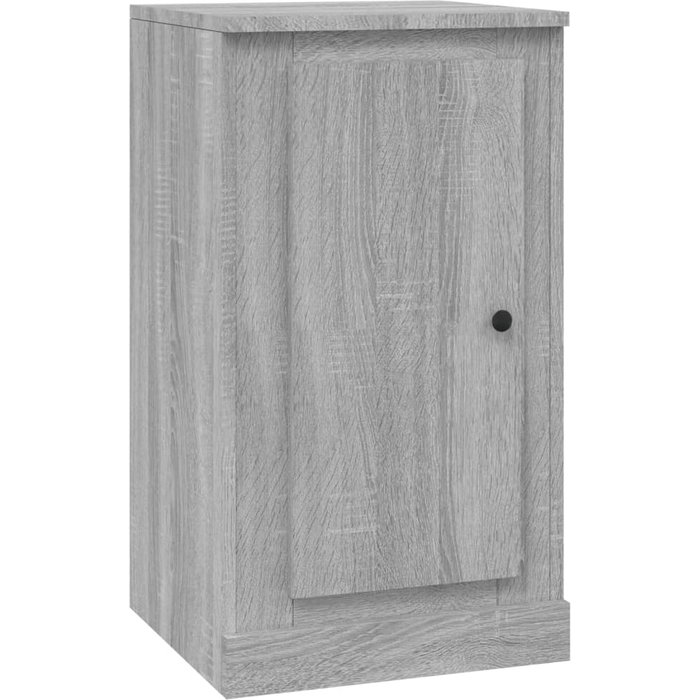 Aparador de madera contrachapada gris sonoma 37,5x35,5x67,5 cm - comfortxl