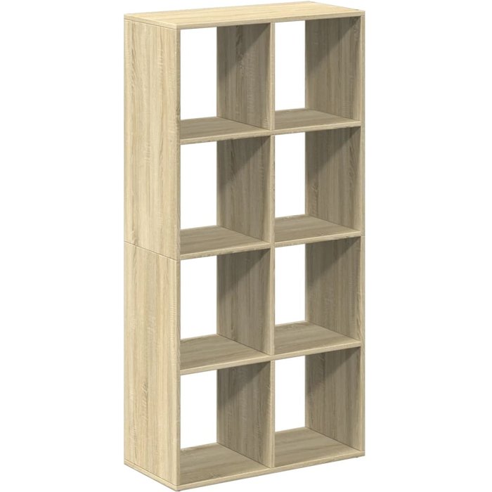 Librería divisor madera ingeniería roble sonoma 69,5x29x137,5cm cfw17915