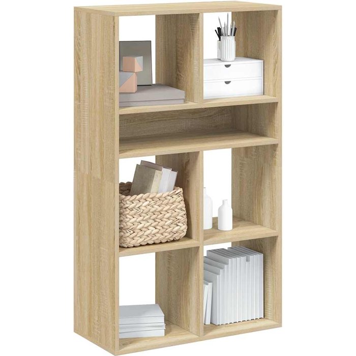 Librería de roble sonoma 66x31x112 cm madera de ingeniería