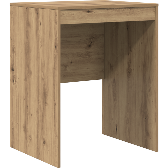 Escritorio de escritura roble artesanal madera 60 x 50 x 76 cm cfw61575