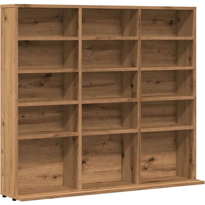 Mueble de cd madera de ingeniería roble artisan 100x23x89,5 cm