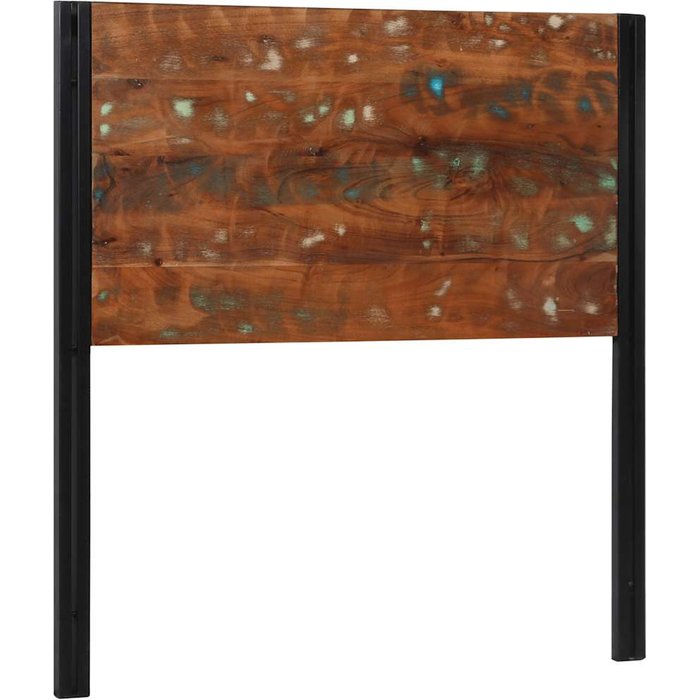 Cabecero 100 cm madera maciza reciclada y hierro cfw3714791