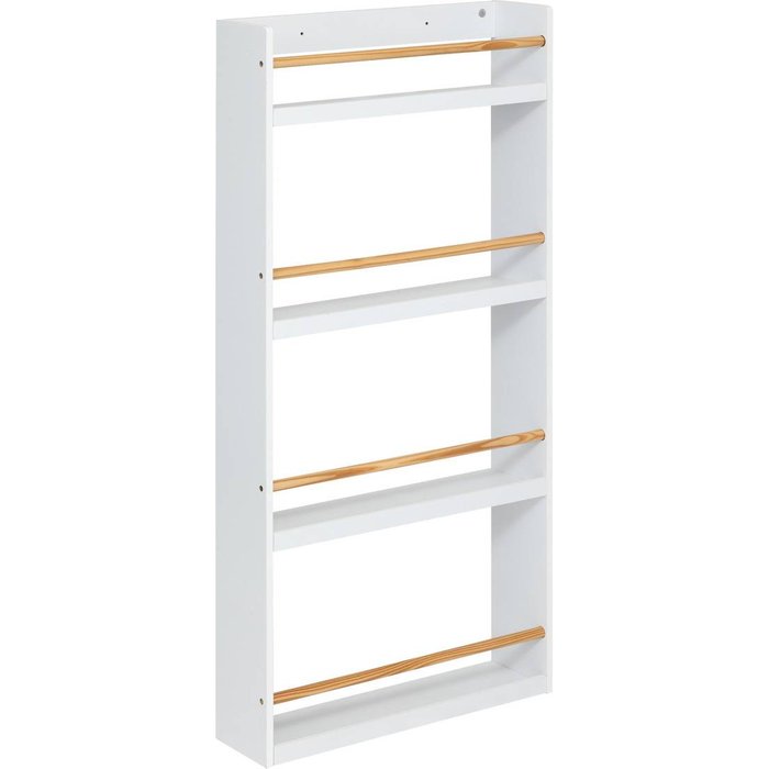 Atmosphera - librería infantil 4 estantes - blanco h118 cm