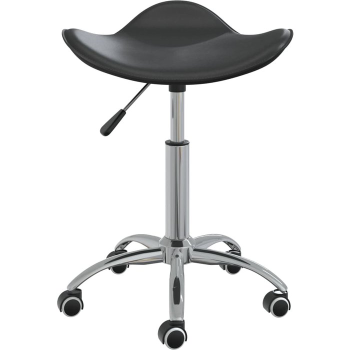 Silla de oficina | sillón oficina de cuero sintético negra cfw155725