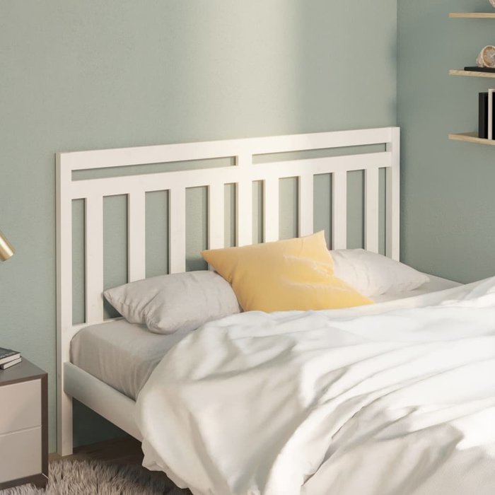 Maison exclusive - cabecero de cama madera maciza de pino blanco 146x4x100 cm