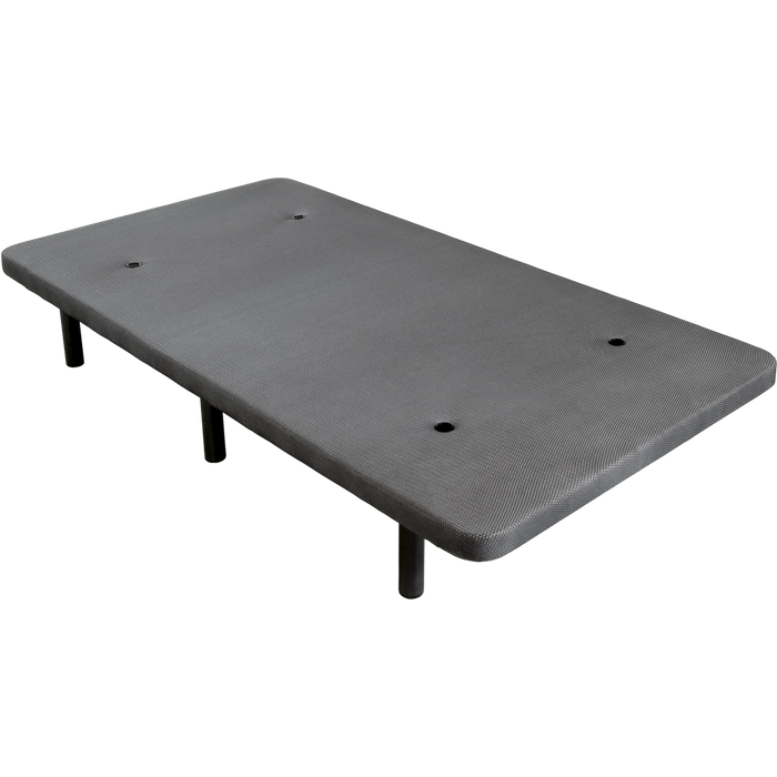 Base tapizada dollie con patas 90 x 190 cm - color gris marengo - homekit