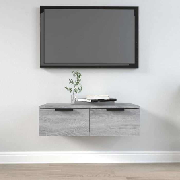 Maison exclusive - armario de pared madera de ingeniería gris sonoma 68x30x20 cm