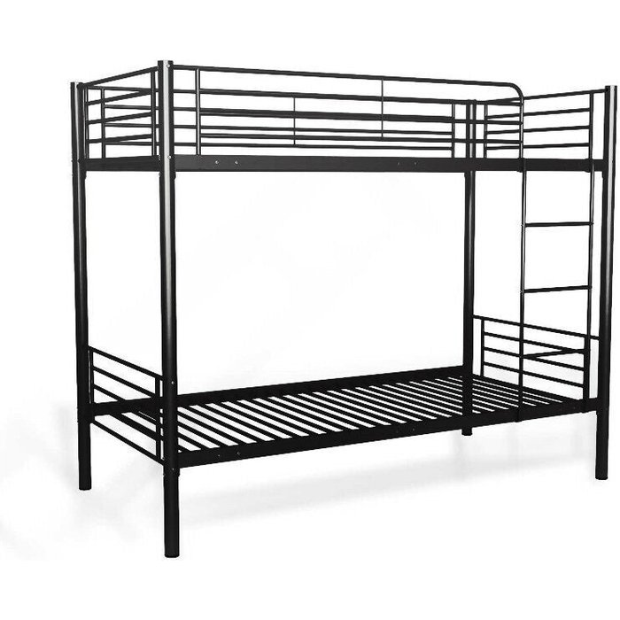 Litera metalica doble cama 90cm as110 negro