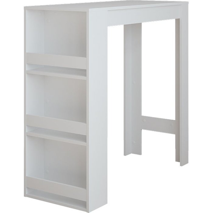 Vicco mesa de bar repose, blanco, 45 x 110 cm