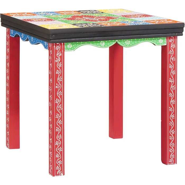 Mesa nido marrón 50 x 50 x 50 cm madera maciza de mango