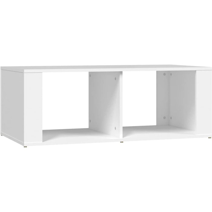 Mesa de centro madera contrachapada blanco 100x50x36 cm - comfortxl
