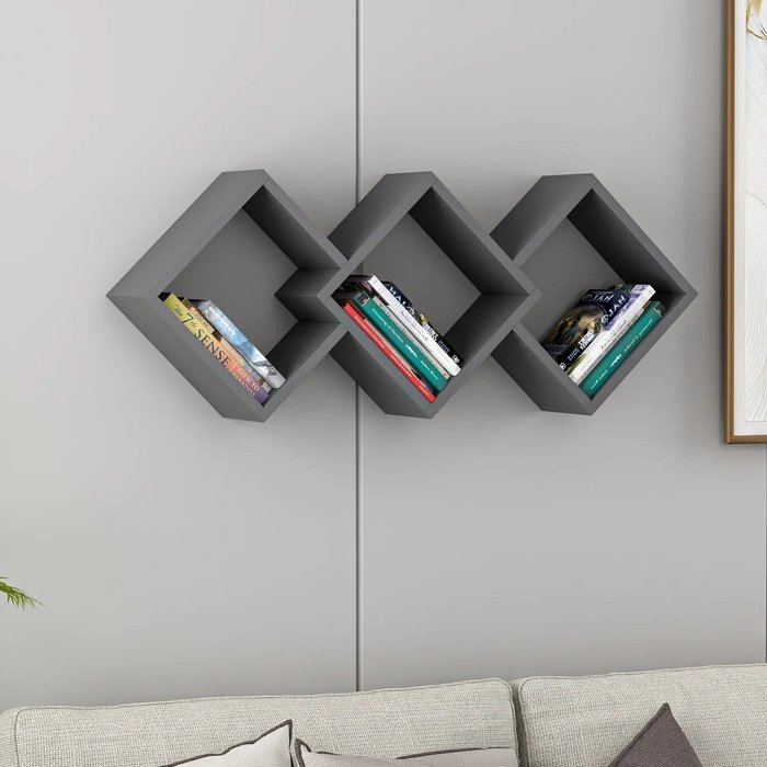 Estante de pared galaxy antracita