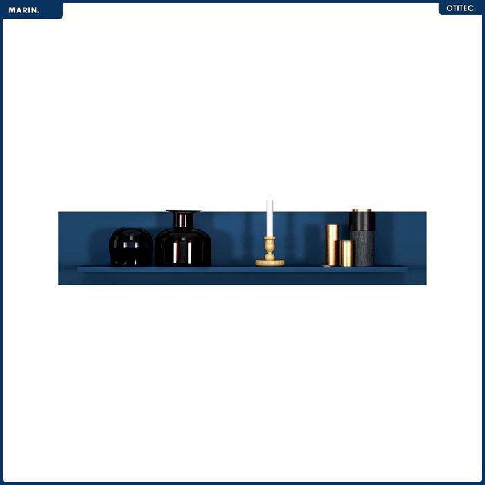 Estante de pared - h.23 x l.120 x p.22 cm - marin