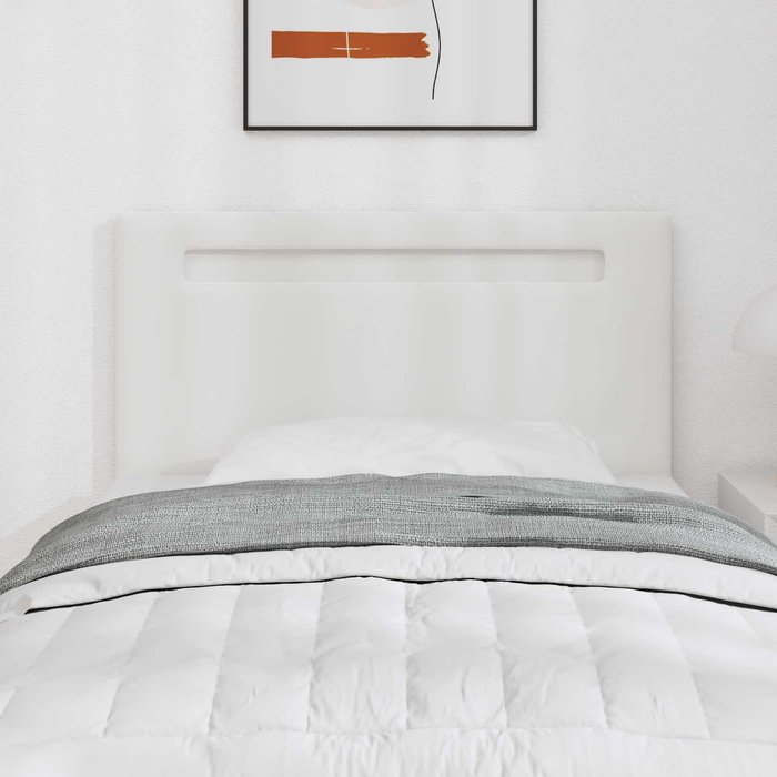 Maison exclusive - cabecero led 100 cm cuero sintético