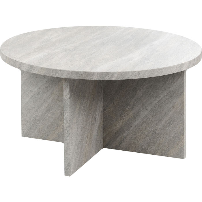 Beliani mesa de centro stanton gris
